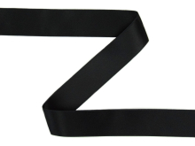 schwarz | Satinband schwarz (6 mm)