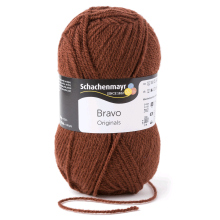 bruin | Schachenmayr Wol Bravo uni 50 g  bruin