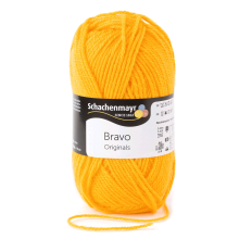 geel | Schachenmayr Wol Bravo uni 50 g kanarie