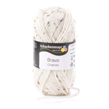 naturel-tweed | Schachenmayr Wol Bravo uni 50 g natuur-tweed
