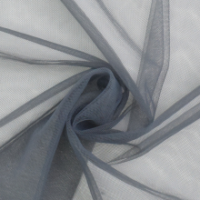 antraciet | Soft Stretch tule, antracietgrijs