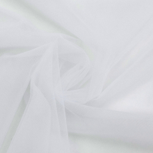 wit | Soft Stretch tule, wit