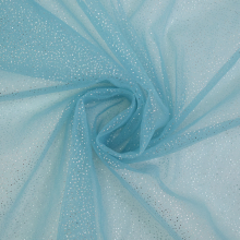 turquoise | Soft tule glitter, turquoise