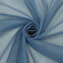 jeansblauw | Soft tule, jeansblauw