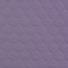 pourpre | Tissu matelassé molletonné losanges arrondis Alma, pourpre