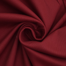 rouge foncé | Tissu coton sergé twill stretch doux Peach Touch, rouge foncé