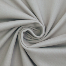 gris clair | Tissu coton sergé twill stretch doux Peach Touch, gris clair
