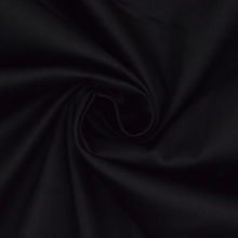 noir | Tissu satin de coton stretch, noir