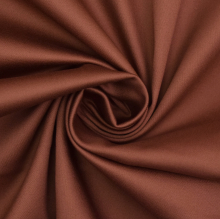 terracotta | Tissu satin de coton stretch, terracotta