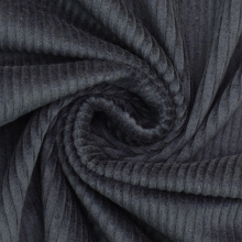 gris foncé | Tissu velours côtelé stretch Susi, gris foncé
