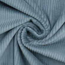 bleu fumée | Tissu velours côtelé stretch Susi, bleu fumée