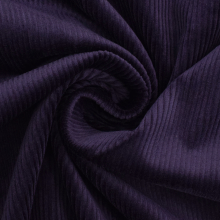 donkerpaars | Stretch corduroy unikleurig, donkerlila