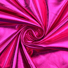fuchsia | Lamé / elastische foliejersey lichfuchsia