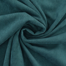 bleu pétrole foncé | Tissu velours côtelé milleraies stretch Poly, pétrole foncé