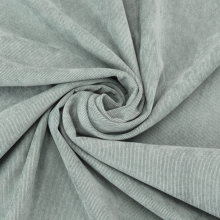 gris clair | Tissu velours côtelé milleraies stretch Poly, gris clair
