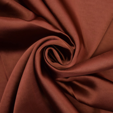roestrood | Stretch satijn, roestrood