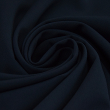 donkerblauw | Stretch keperkatoen, donkerblauw