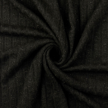 zwart | Gebreide stof sparkle, zwart