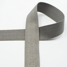 gris | Sangle anse de sac bandoulière 4 cm, gris