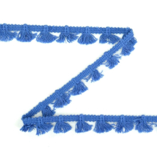 blauw | Kwastjesband 15 mm, blauw