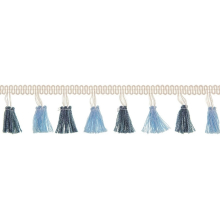 blauw | Kwastjesband 4,2 cm, blauw