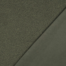 olivgrün | Teddyfleece Doubleface, olivgrün