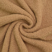chamois | Tissu sherpa peluche teddy léger, chamois