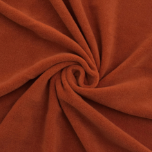 donkeroranje | Viscose luxe fleece, donkeroranje
