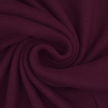 weinrot | Viskose Feinrippjersey Brushed, weinrot