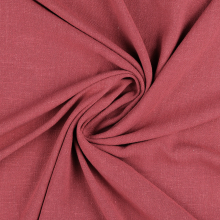 frambooskleurig | Viscose linnen mix, frambooskleurig