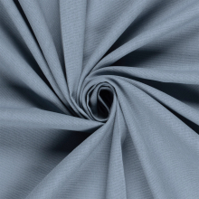 jeansblauw | Viscose linnen mix uni, jeansblauw