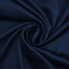marineblauw | Viscose satijn Ellen, donkerblauw