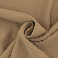 kaki | Tissu viscose sergé twill, marron clair