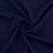 marineblauw | Viscose twill, marineblauw