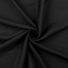 noir | Tissu voile de viscose Leni, noir