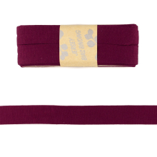 bordeaux | Biais couture jersey viscose 3m bordeaux