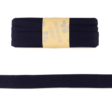 bleu marine | Biais couture jersey viscose 3m bleu marine
