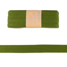 vert olive | Biais couture jersey viscose 3m vert olive