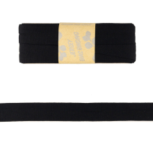 noir | Biais couture jersey viscose 3m noir