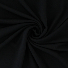 schwarz | Viskosejersey schwer, schwarz