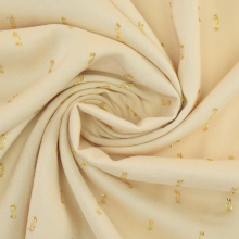 crèmekleurig | Viscose stof Golden Glamour, crèmekleurig