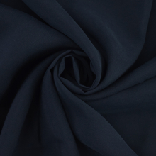 marineblauw | Viscose stof Sandwashed, marineblauw