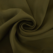 olijfgroen | Viscose stof Sandwashed, olijfgroen