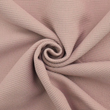 altrosé | Tissu nid d’abeille gaufré mini, vieux rose millennial