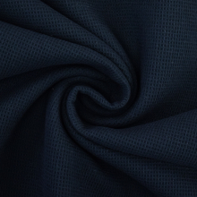 bleu foncé | Tissu nid d’abeille gaufré mini, bleu foncé