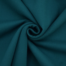 bleu pétrole foncé | Tissu nid d’abeille gaufré mini, bleu pétrole foncé