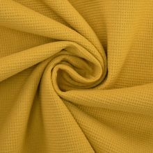 jaune maïs | Tissu nid d’abeille gaufré mini, jaune maïs