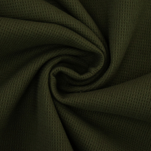 vert olive | Tissu nid d’abeille gaufré mini, vert olive