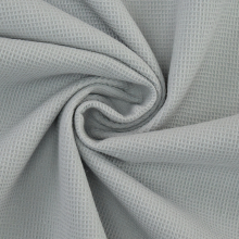 gris argent | Tissu nid d’abeille gaufré mini, gris argent