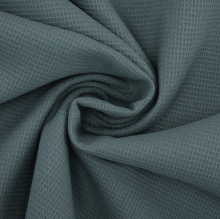 bleu pigeon | Tissu nid d’abeille gaufré mini, bleu pigeon